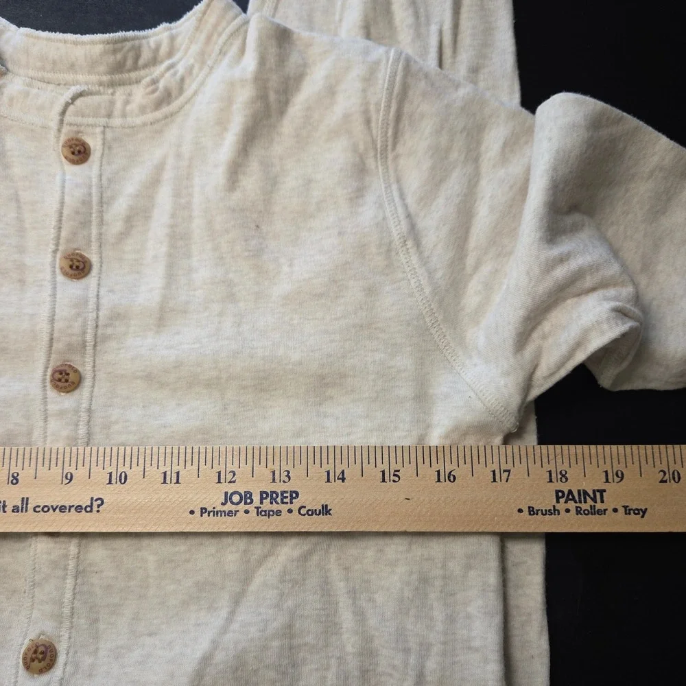 Duofold by Champion Union Suit Mens S Cream Excellent Merino Wool Blend Thermal